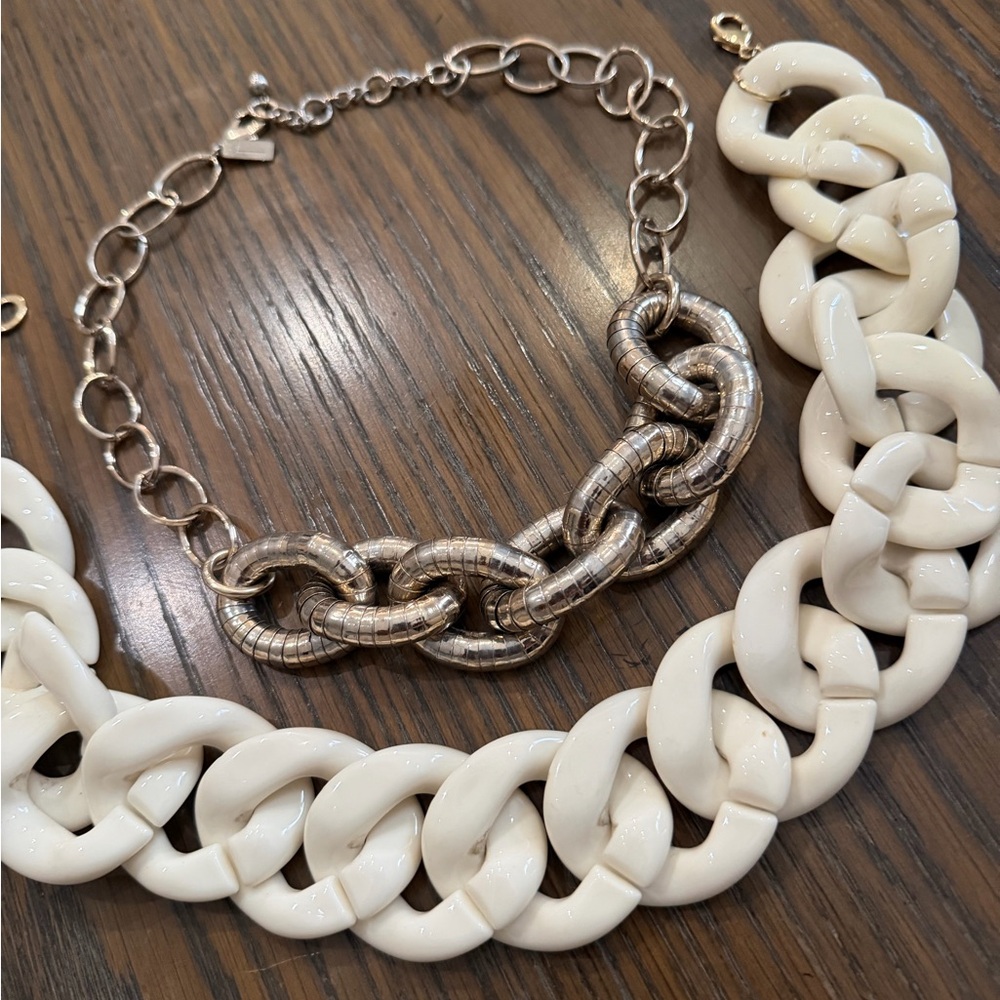 Bundle‎ of Two Chunky Chain Necklaces !@@